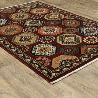 Lilihan Red/Multi Area Rug 091R6