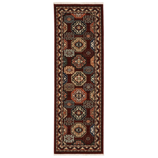 Lilihan Red/Multi Area Rug 091R6