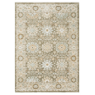 The Rug Corner Oriental Weavers Lola Brown/Blue Area Rug LLA03 Traditional 