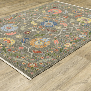 Lucca Grey/Multi Area Rug 5506K