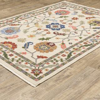Lucca Ivory/Multi Area Rug 5506W