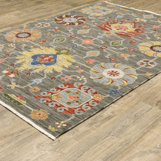 Lucca Grey/Multi Area Rug 8111K