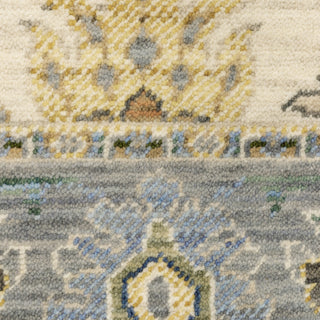 Lucca Ivory/Blue Area Rug 846H1