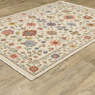 Lucca Ivory/Multi Area Rug 093W1