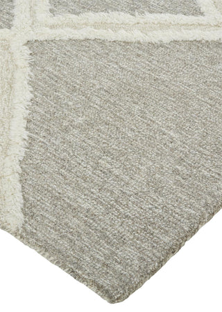 Anica Transitional Geometric - Gray/Ivory