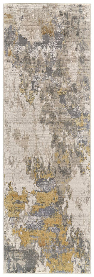 The Rug Corner Feizy Waldor Modern Abstract - Ivory/Gold/Gray  Waldor Modern Abstract - Ivory/Gold/Gray