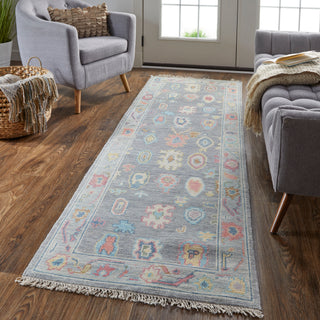 Karina Traditional Persian - Blue/Gray/Red
