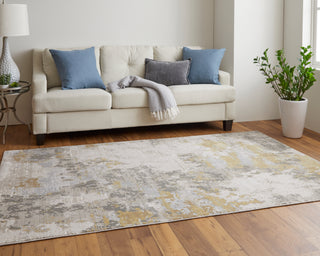 The Rug Corner Feizy Waldor Modern Abstract - Ivory/Gold/Gray  Waldor Modern Abstract - Ivory/Gold/Gray