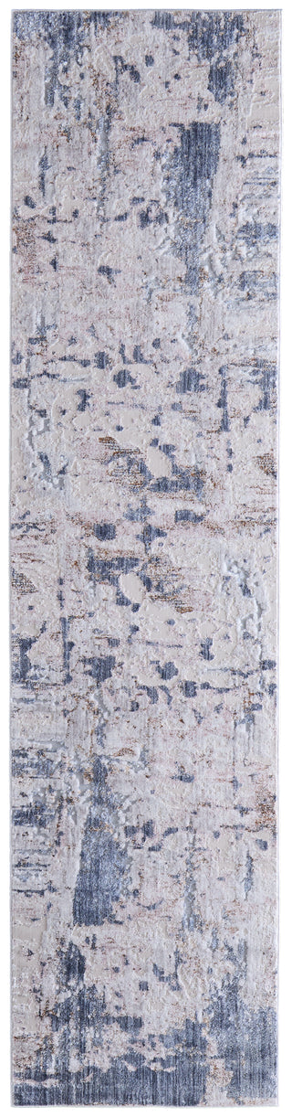Laina Transitional Abstract - Ivory/Gray/Blue