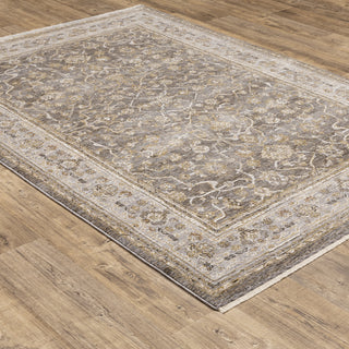 Maharaja Grey/Gold Area Rug 040M1
