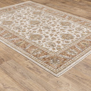 Maharaja Ivory/Rust Area Rug 5091Q