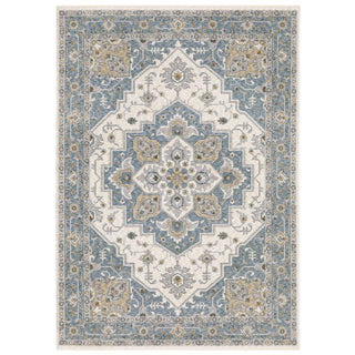 Maharaja Blue/Ivory Area Rug 051F1