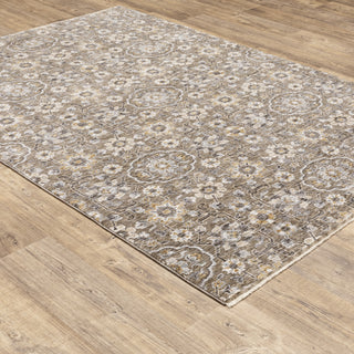 Maharaja Grey/Gold Area Rug 532D1