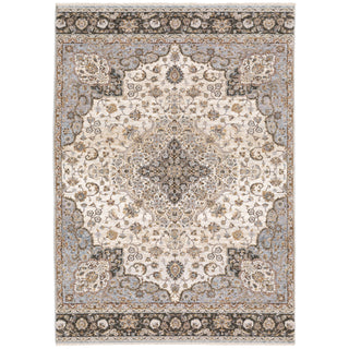 Maharaja Ivory/Blue Area Rug 660J1