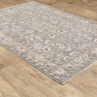 Maharaja Blue/Ivory Area Rug 070E1