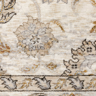 Maharaja Ivory/Grey Area Rug 070W1