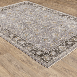 Maharaja Grey/Blue Area Rug 091E1