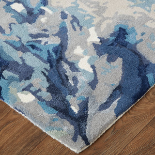 The Rug Corner Feizy Dafney Transitional Floral & Botanical - Blue  