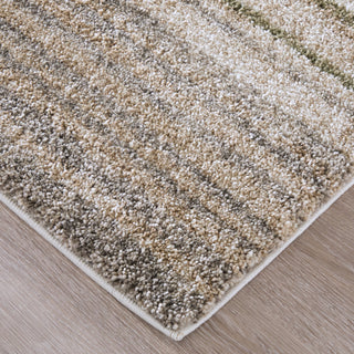 The Rug Corner Feizy Richmond Modern Geometric - Ivory/Gray/Tan  