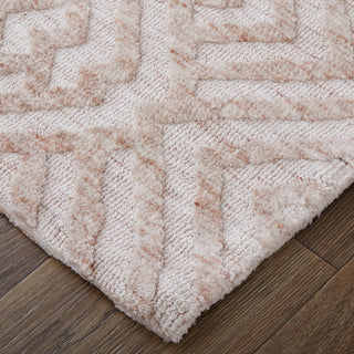 Colton Modern Diamond - Pink/Ivory
