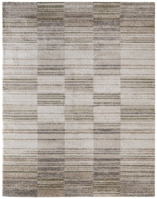 The Rug Corner Feizy Richmond Modern Geometric - Ivory/Gray/Tan  