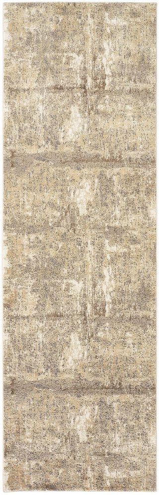 Parker Transitional Abstract - Tan/Ivory/Brown
