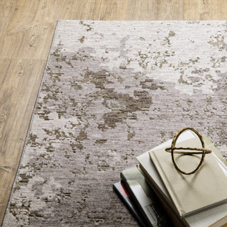 Nebulous Grey/Ivory Area Rug 5091E