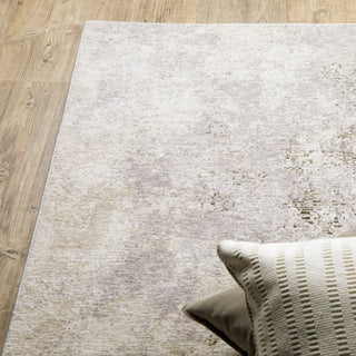 Nebulous Ivory/Beige Area Rug 050J9