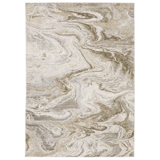 Nebulous Beige/Ivory Area Rug 530E9