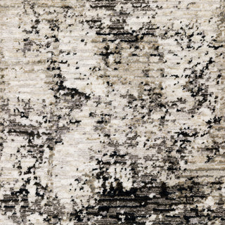 Nebulous Grey/Ivory Area Rug 7151E