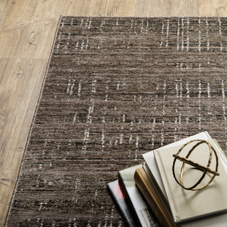 Nebulous Charcoal/Grey Area Rug 751D9