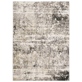 Nebulous Grey/Beige Area Rug 091L9