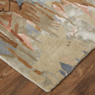 Dafney Transitional Floral & Botanical - Tan/Gray/Green