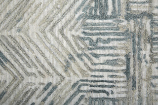 Elias Modern Abstract - Green/Blue/Ivory