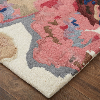 Dafney Transitional Floral & Botanical - Blue/Pink/Gray