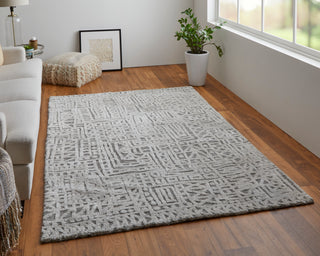 The Rug Corner Feizy Colton Modern Abstract - Gray/Silver  