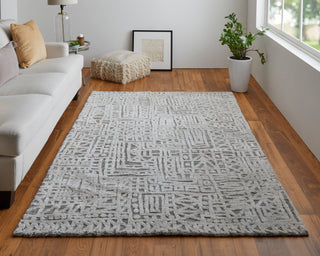 The Rug Corner Feizy Colton Modern Abstract - Gray/Silver  