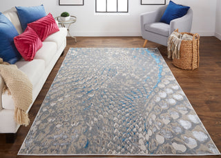 Azure Modern Abstract - Blue/Silver/Gray
