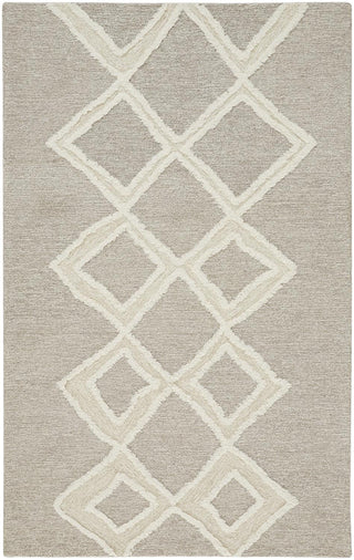 Anica Transitional Geometric - Gray/Ivory