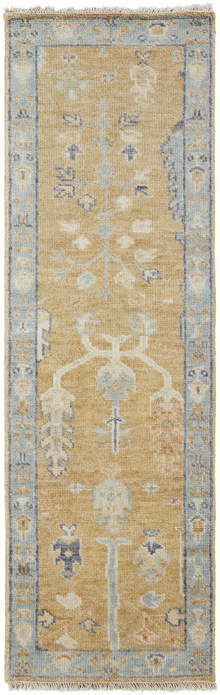 The Rug Corner Feizy Carrington Traditional Oriental - Gold/Blue/Gray  Carrington Traditional Oriental - Gold/Blue/Gray