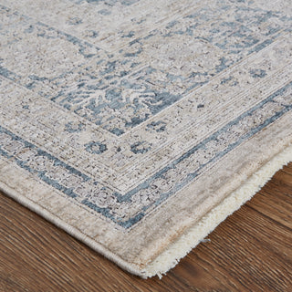 The Rug Corner Feizy Marquette Transitional Medallion - Taupe/Gray/Blue  Marquette Transitional Medallion - Taupe/Gray/Blue
