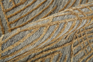 Taunton Transitional Abstract - Gold/Gray