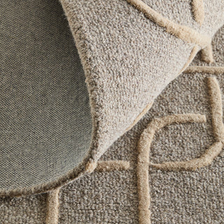The Rug Corner Feizy Kimball Transitional Trellis & Lattice - Gray/Taupe/Tan  