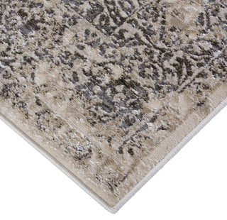 Prasad Modern Distressed - Ivory/Gray/Black
