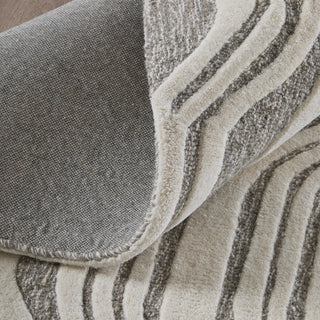 The Rug Corner Feizy Kimball Transitional Abstract - Ivory/Gray  Kimball Transitional Abstract - Ivory/Gray