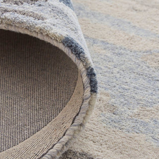 Everley Modern Abstract - Blue/Gray/Ivory