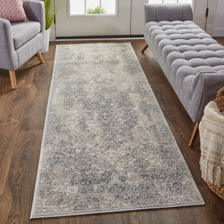 Prasad Modern Distressed - Ivory/Gray/Black