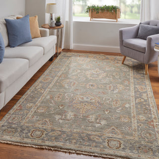 Carrington Traditional Oriental - Gray/Gold/Pink