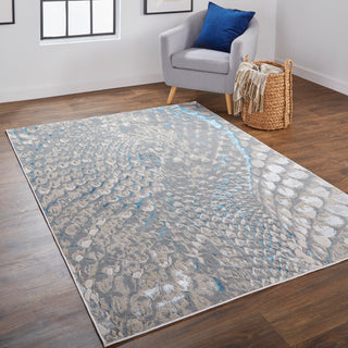 Azure Modern Abstract - Blue/Silver/Gray