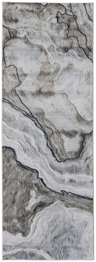 The Rug Corner Feizy Gaspar Modern Abstract - Taupe/Gray/Blue  Gaspar Modern Abstract - Taupe/Gray/Blue